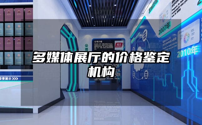 多媒體展廳的價格鑒定機構