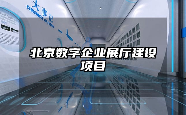 北京數字企業(yè)展廳建設項目