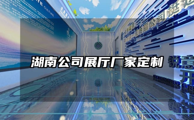 湖南公司展廳廠家定制