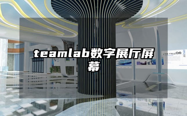 teamlab數字展廳屏幕