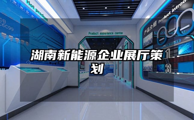 湖南新能源企業(yè)展廳策劃